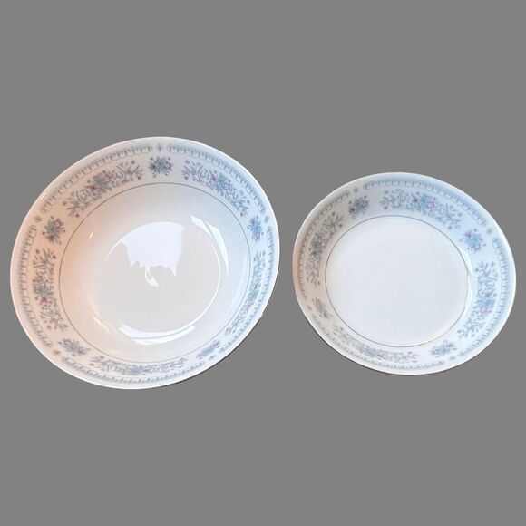 Vintage 2 PC Harmony (Verge) by CROWN MING Bowls - Picture 1 of 3